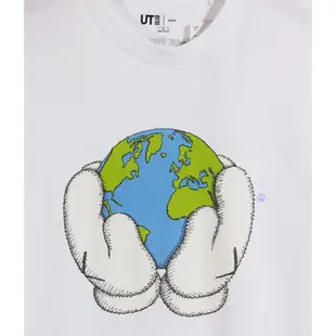 【商城正品｜現貨】Kaws Uniqlo 短T T恤 素T 短Tee 短袖 上衣 Peace for all 日本限定