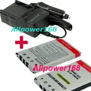 2016 NP-20 NP20 Battery For CASIO Exilim EX-Z77 EX-Z60 EX-S880 7.2 MP + Charger