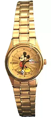 Seiko Mickey Mouse Watch! Ladies Starburst Watch with date! Brand-New!