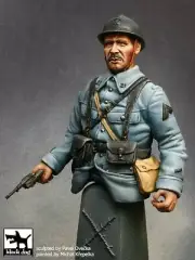 Black Dog 1/10 French Sergeant in Battle of Verdun 1916 WWI Bust B10006