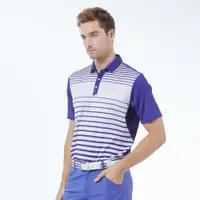 在飛比找PChome24h購物優惠-Snowbee Golf 超速乾漸層條紋短袖Polo衫 (吸