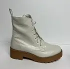 Dirty Laundry Womens Mazzy Boot White Size US10 M EU41