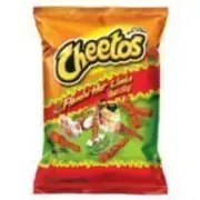 Cheetos Flamin' Hot Limon Crunchy (4 Pack) Bag Chips