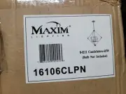 Maxim Lighting 16106CLPN Lucent Pendant Polished Nickel