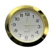 HIGH QUALITY 55MM ROUND QUARTZ CLOCK INSERT QUARTZ MOVEMENT ROUND ROMAN NUMERALS