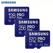 New Samsung PRO Plus 128GB 256GB 512GB MicroSD Card SDXC Flash TF 2021 A2 V30 U3