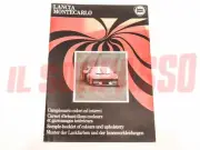 Brochure Leaflet Sampler Colors Ed Interior Lancia beta Monte Carlo