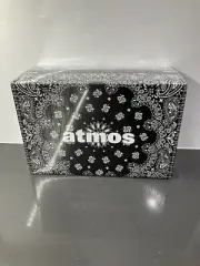 Bearbrick X Atmos Black Bandana 100% & 400% Set *SHIPS FAST*