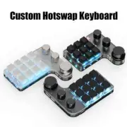 Custom Knob Keyboard3 Key Copy Paste ButtonKeypad Mechanical Hotswap Macropad