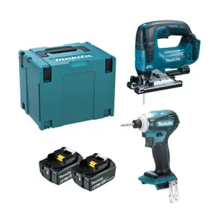 【MAKITA 牧田】DLX2471GJ 18V無刷雙機組DTD172+DJV182 6.0A*2(DLX2471GJ)