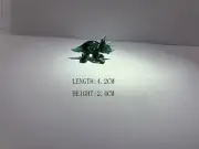 MINI JAPAN GLASS FIGURINES DINOSAUR MINIATURES 6 PCS SET