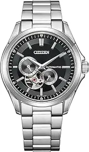 [CITIZEN] Watch NP1010-78E Collection Mechanical Open Heart Japan Import New, Silver, Modern