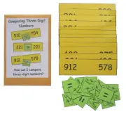 Teacher Made Math Learning Resource Center Game Comparing 3 Digit Numbers