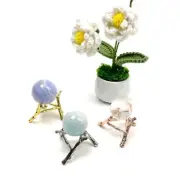Sphere Support Decoration Crystal Ball Stand for Art Class Office Museum
