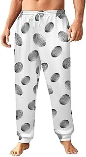 [Generic] Men's Sweatpants, Rugby and Minimal Stripes-71, Polyester Joggers, Sweatpants Jogging Pants for Workout Running