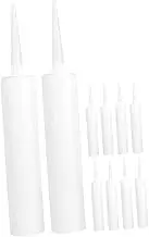 Didiseaon 10Pcs Reusable Empty Caulking Tubes for Sealant for DIY Projects and Professional Use Lightweight and Practical Design Compatible with Caulk
