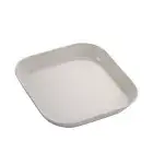 (Shallow Square Beige)Dinner Plate Tableware Wheat Straw PP Dinnerware For Di