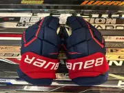NEW Team USA Bauer Supreme Ultra Sonic PRO STOCK Ice HOCKEY GLOVES 15"