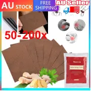 50-200 PCS Ginger Pad Health Care Knee Patch Body Detox Herbal Pain Relief Neck