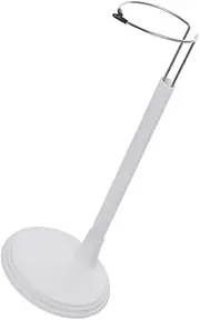 LALADEFIEE Doll Support Holder for Dolls Portable Doll Rack White Base 45cm Tall for Home Shop
