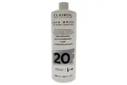 Pure White 20 Volume Creme Developer by Clairol for Unisex - 32 oz Lightener