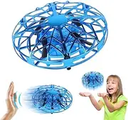 “FLEXIECOM Flying Ball Drone Toy for Kids and Adults – Hand-Controlled Hover Ball Drone with LED Lights, 360° Rotating Mini UFO for Indoor/Outdoor Use, USB Rechargeable, Safe & Durable RC Toy.”
