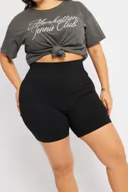Black Bike Shorts Seamless