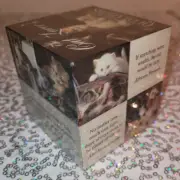 CAT LOVER'S BOOK CUBE OF QUOTATIONS Bookube literary quotes for cat fans - NEW