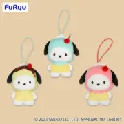 Sanrio Pochacco Ice Cream Mascot Plush Set of 3 Furyu (100% authentic)