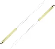 Garende 2X Fly Tying Bobbin Threader Gift Accessories Portable Fly Tying Equipment