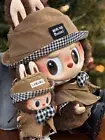 POP MART The Monsters Labubu Plush Doll Mini Detective Maillard Costume No Toys