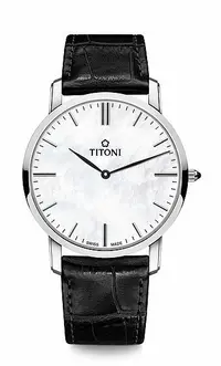 在飛比找樂天市場購物網優惠-TITONI瑞士梅花錶纖薄系列TQ 52918 S-ST-5