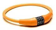 EyezOff EZ866 Bicycle Lock 4-Dial Cable Combination Lock All-Weather Orange 60cm
