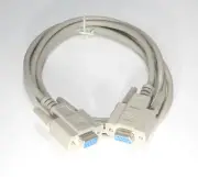 Serial Null Modem Cable 6FT DB9F DB9F