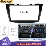 9''Head Unit Car Stereo Radio Fascia Mask Frame&Cable For Suzuki Swift 4 2011-15