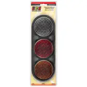 LED Autolamps Stop Tail Indicator Reverse Light Coloured Lens Black Bracket
