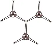 NOLITOY 3pcs Microwave Turntable Support Plate Holder Microwave Roller for Glass Tray Stable Triple Arm Base for Smooth Rotating Cooking Easy to Clean Design