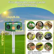 Solar Animal Repeller Sonic Technology Outdoor Deer, Mouse, Rabbit , Dog Repelle