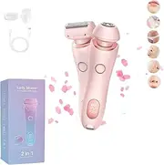 Gleam Pro 3.0 Shaver for Women by Women, SilkGlide Pro - 2024 Best Silk Glide Razor, Get a Smooth Shave Every Time Without The Bumps, Burns or Nicks (Pink)