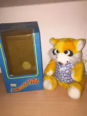 Cindy Toy Vintage 12" Clockwork MOVABLE MUSICAL PLUSH Animal PROCION MIB Taiwan