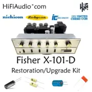 Fisher X-101-D amplifier restoration repair upgrade rebuild kit filter capacitor