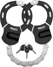 IMAYCC Anti Theft Steering Wheel Lock, Retractable Steering Lock, Universal Adjustable Car Theft Prevention Device with 3 Keys and Safety Hammer, Vehicle Anti Theft Lock Fit for Car/Auto/Truck/SUV/Van