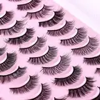 Volume Long Thick Lashes Wispy False Eyelashes Fake Eyelashes Mink Lashes