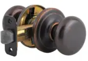 KWIKSET JUNO PASSAGE DOOR KNOB 720J 501 RUSTIC BRONZE NEW 4 QTY