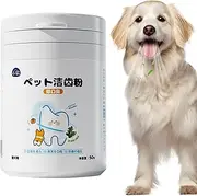 Dog Teeth Cleaning Powder | Dog Breath Freshener Powder - Odor Resistant Fast-Acting Pet Cleaning Supplies for Removing Bad Breath Puppy Teething Period