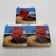 3 PACK D'Addario EJ16-3D Phosphor Bronze Light Gauge Acoustic Guitar Strings