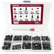 FullFun 400PCS Computer Screws Motherboard Standoffs Assortment Kit for Universa