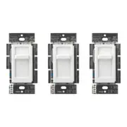 Lutron Dimmers 150-Watt/Single-Pole or 3-Way, White (3-Pack) LED+ Dimmer Switch