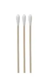 BOX/1000 COTTON TIPPED APPLICATORS Q-TIP 3" WOOD HANDLE SWABS NON-STERILE