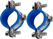 MOLUCKFU 2pcs Office Chair Protector Stainless Steel Office Chair Saver Stop Sinking Tool for Office Chair Pipe Clamp for Office Chair Sinking Office Chair Repair Kit Pipe Clamps